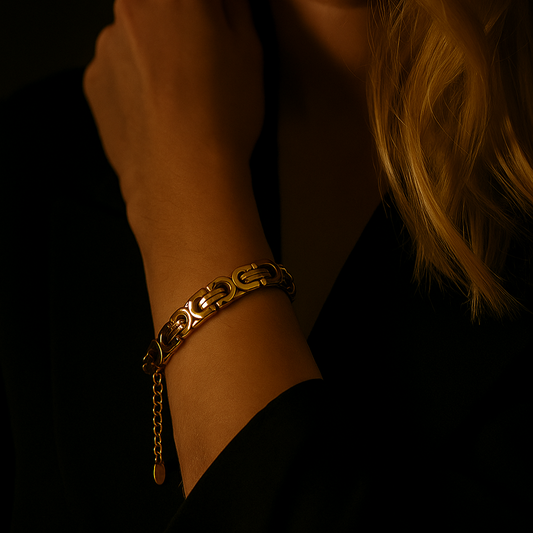 CHUNKY BYZANTINE STYLE BRACELET